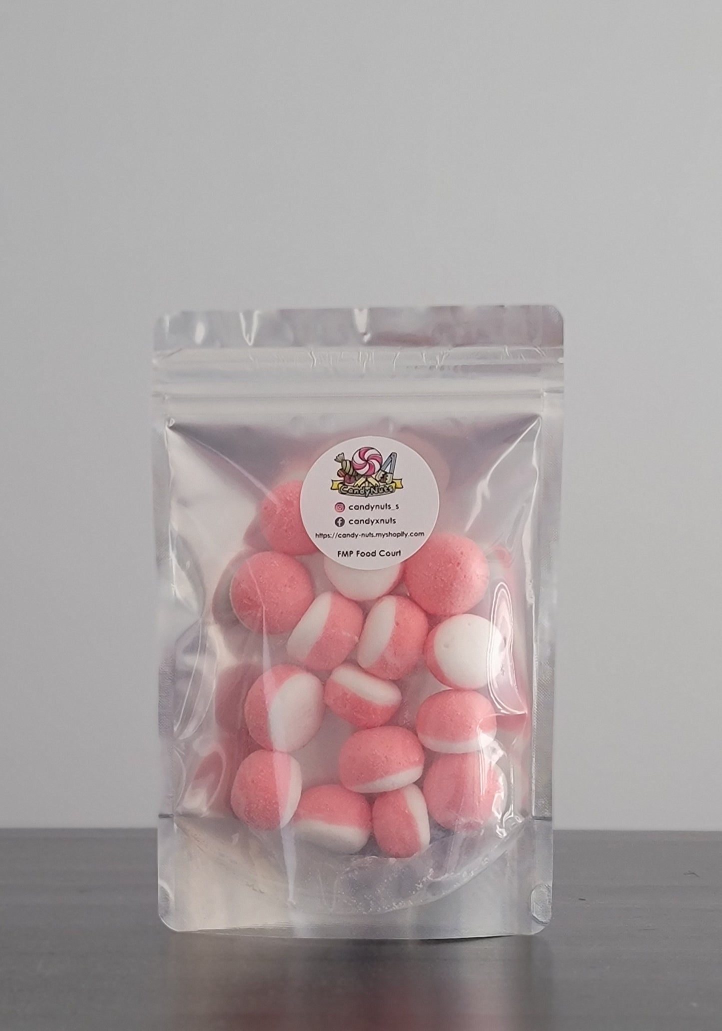 Pink Strawberry Puffs Gummy 士多啤梨軟糖脆乾